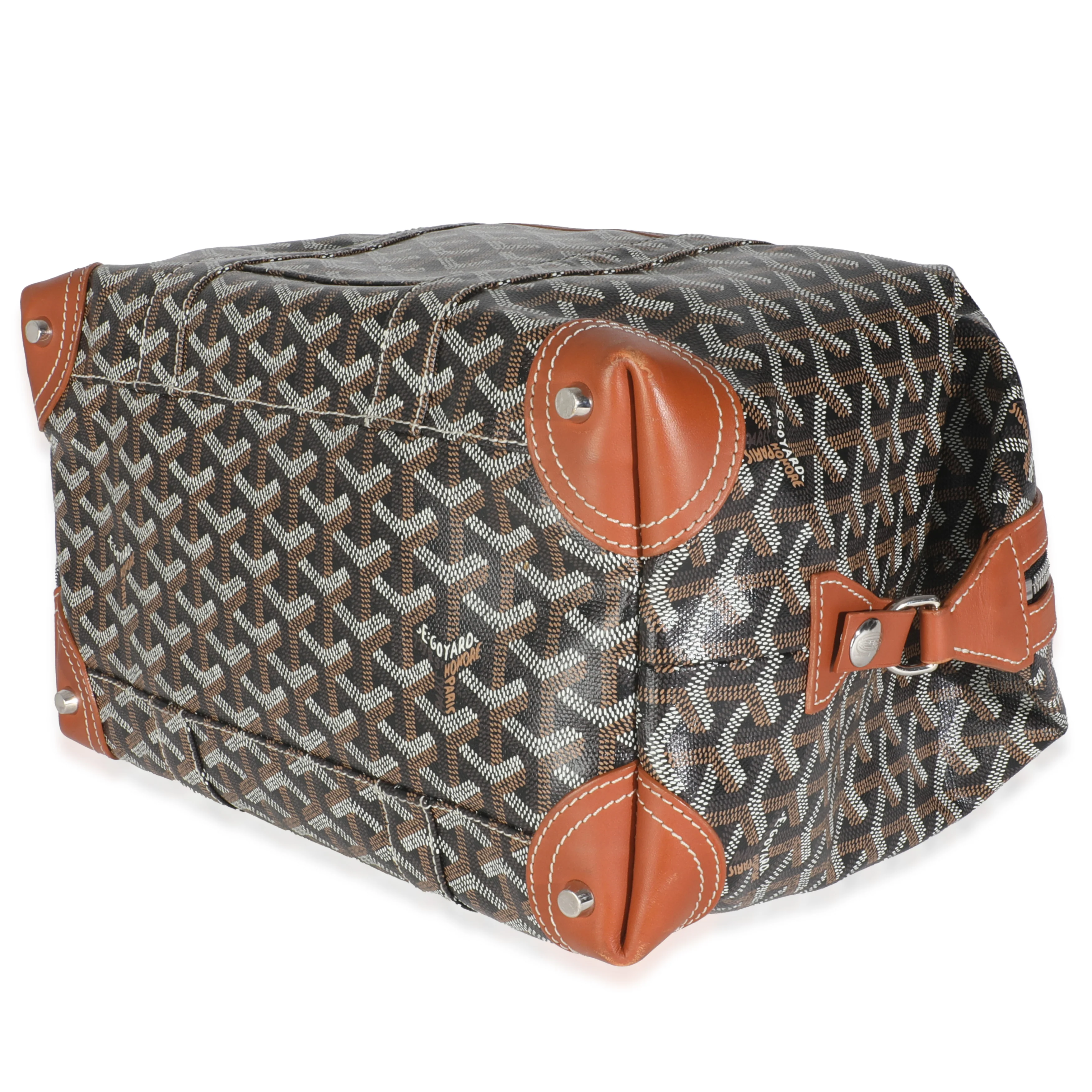 Gold Black Goyardine Canvas Boeing 30 - Image 7
