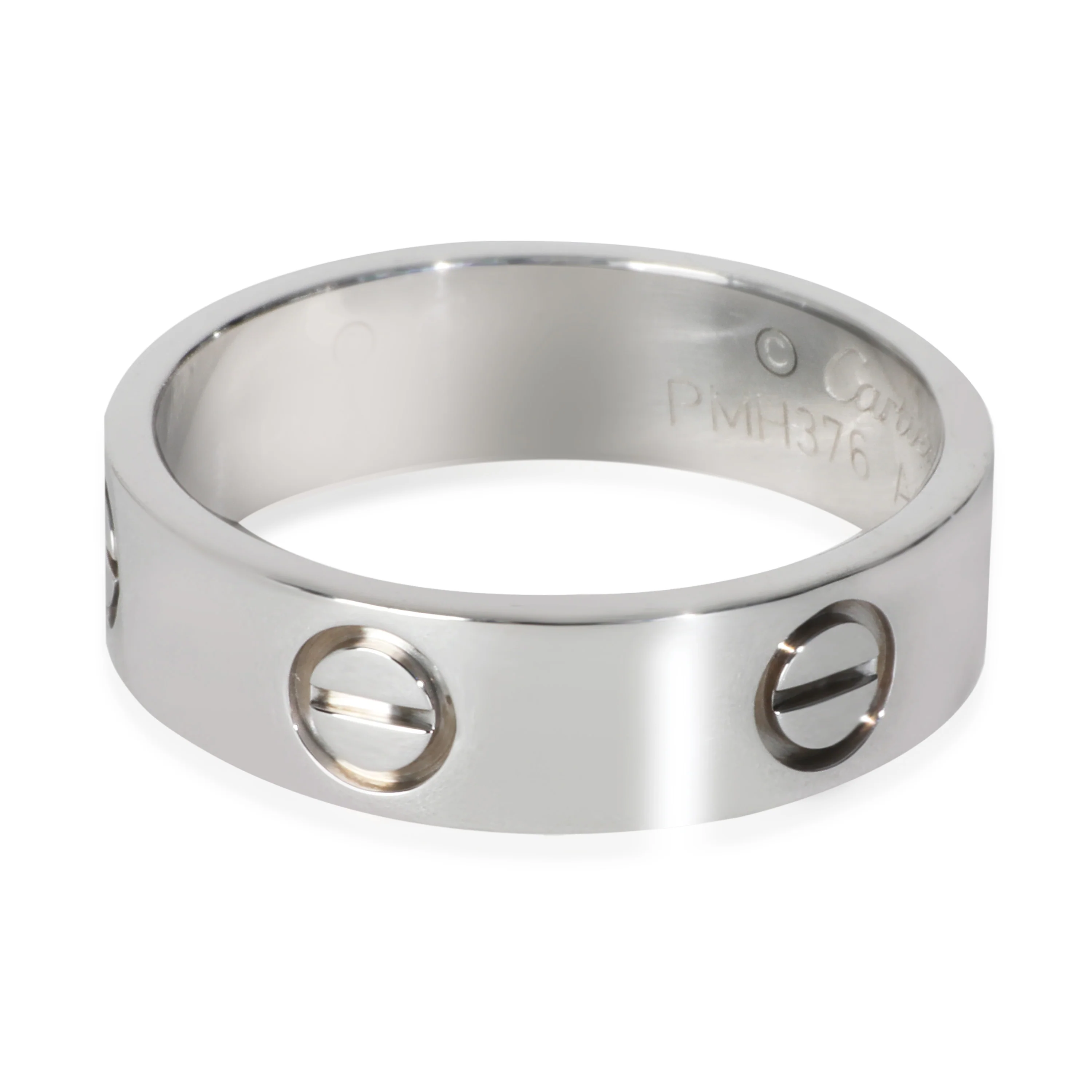 White Gold  Love Ring - Image 2
