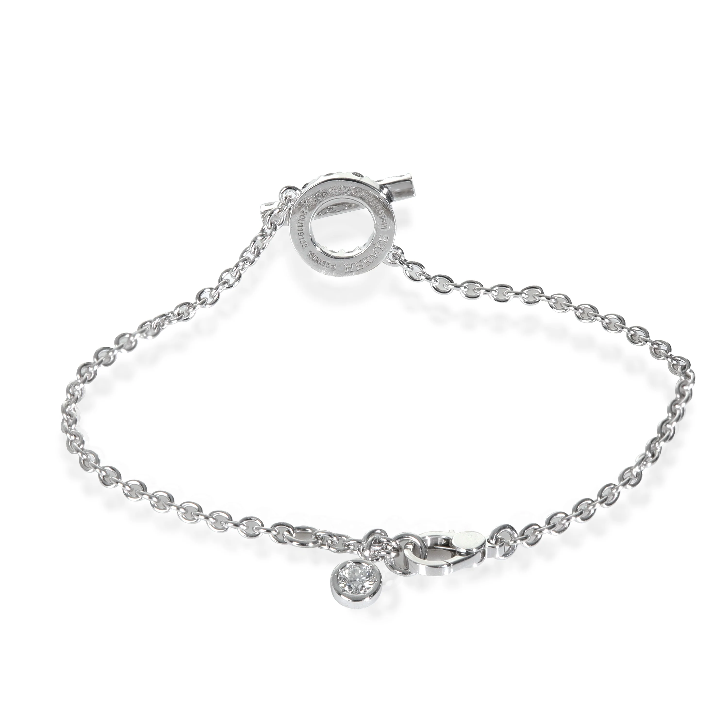 White Gold Diamond Finesse Bracelet - Image 4