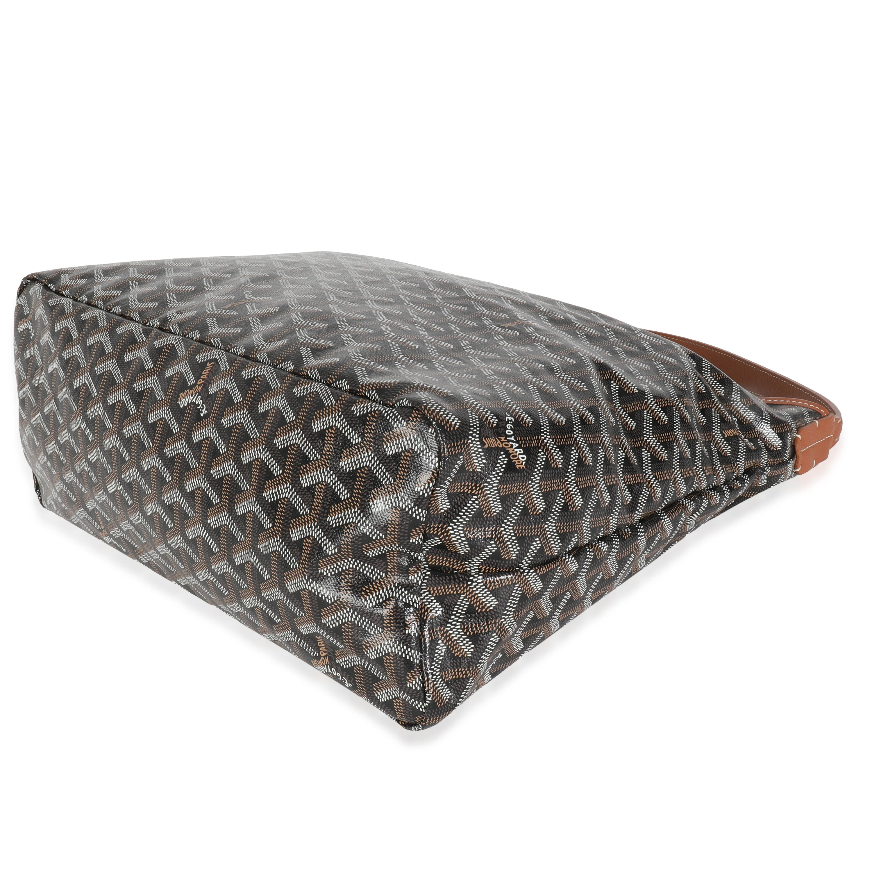 Gold Black Goyardine Canvas Boheme PM - Image 6