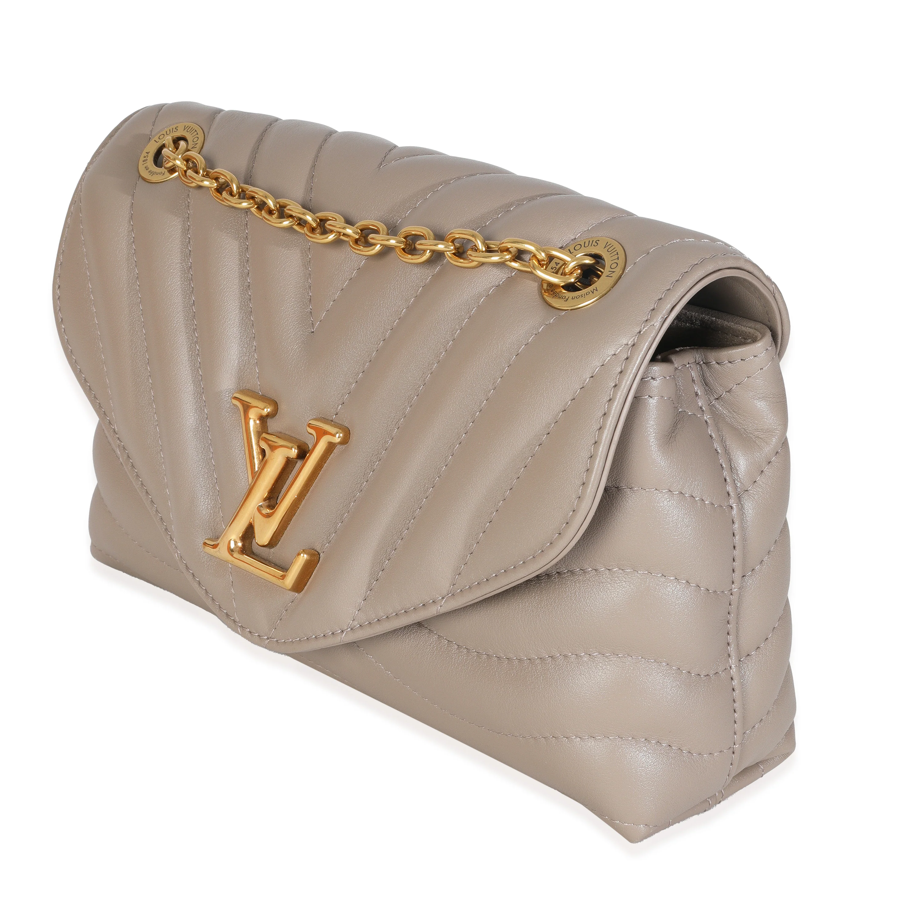 Taupe Calf Leather New Wave Chain MM - Image 2