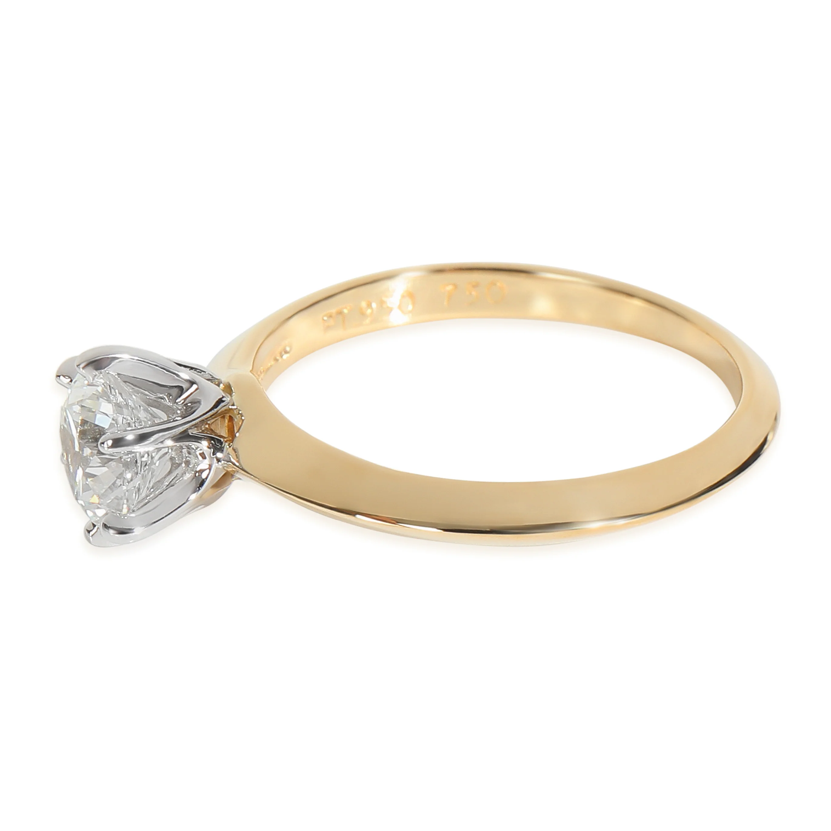 0.84 ct Round Brilliant Diamond Engagement Ring - Image 2
