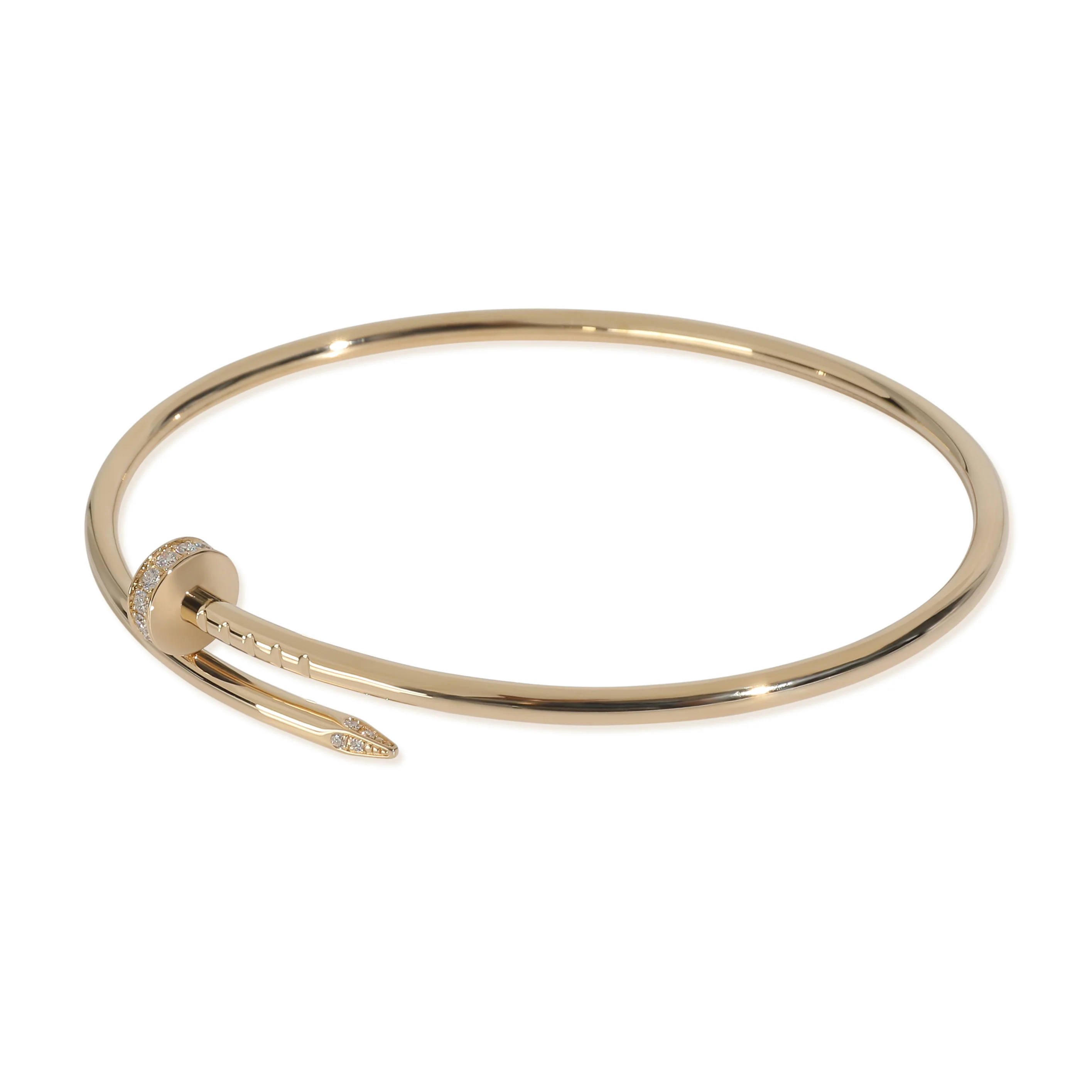 Yellow Gold Diamond Small Model Juste Un Clou Bracelet - Image 2