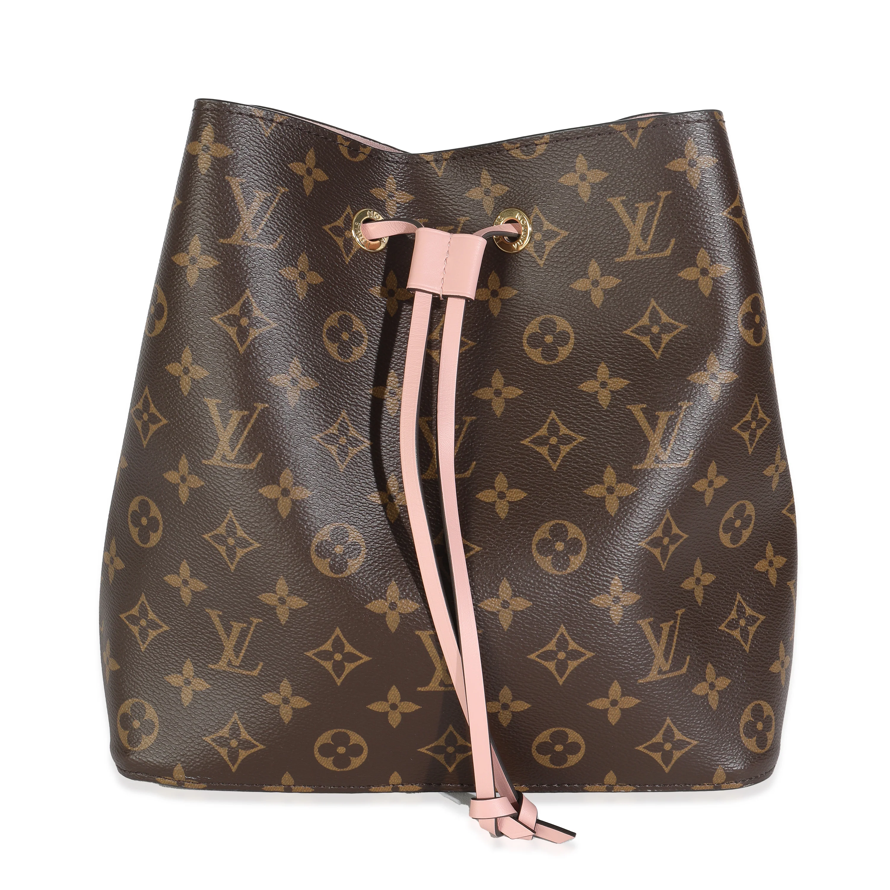 Rose Poudre Damier Ebene Canvas Neonoe MM