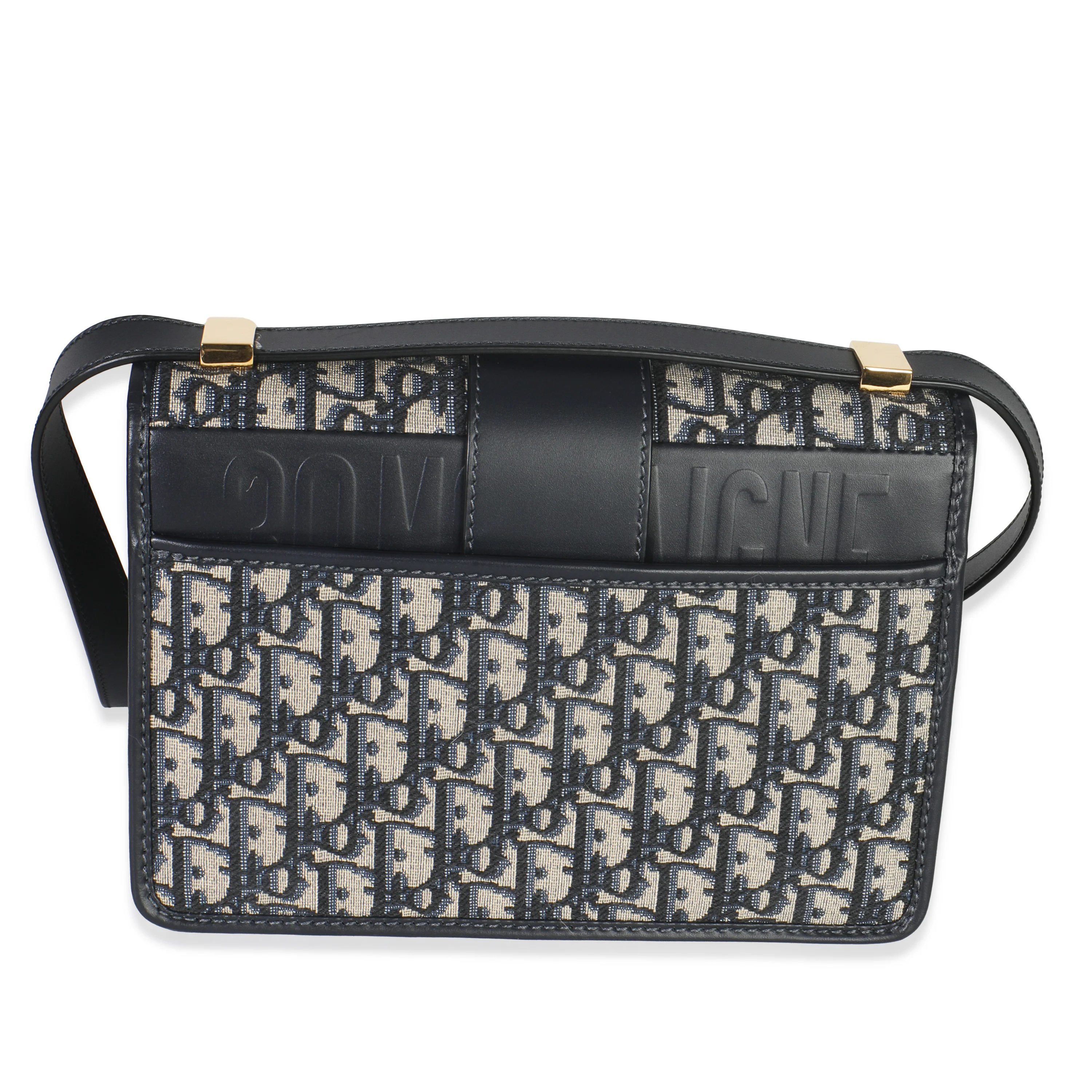 Blue Oblique Jacquard 30 Montaigne Bag - Image 4