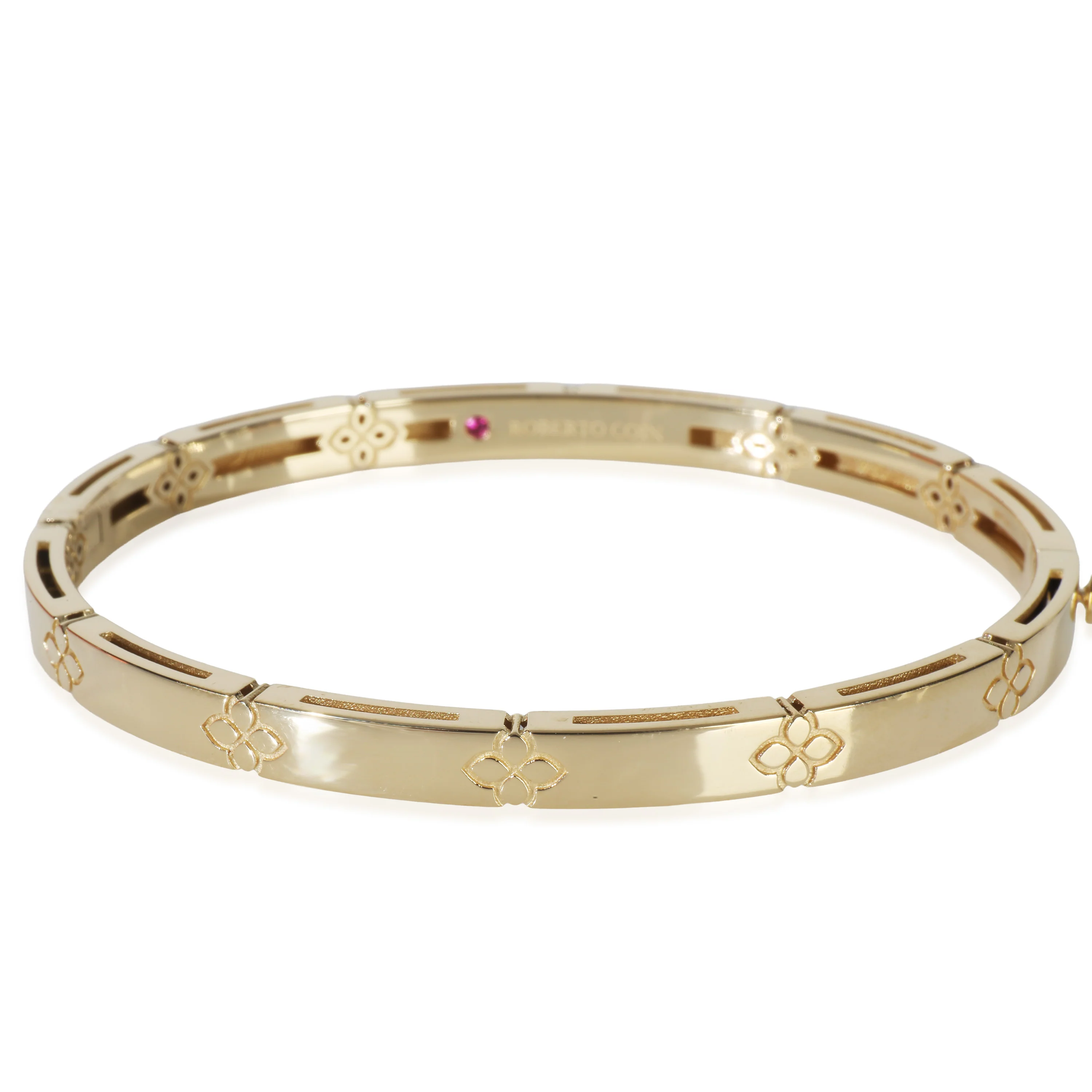 Yellow Gold Love In Verona Floral Bracelet