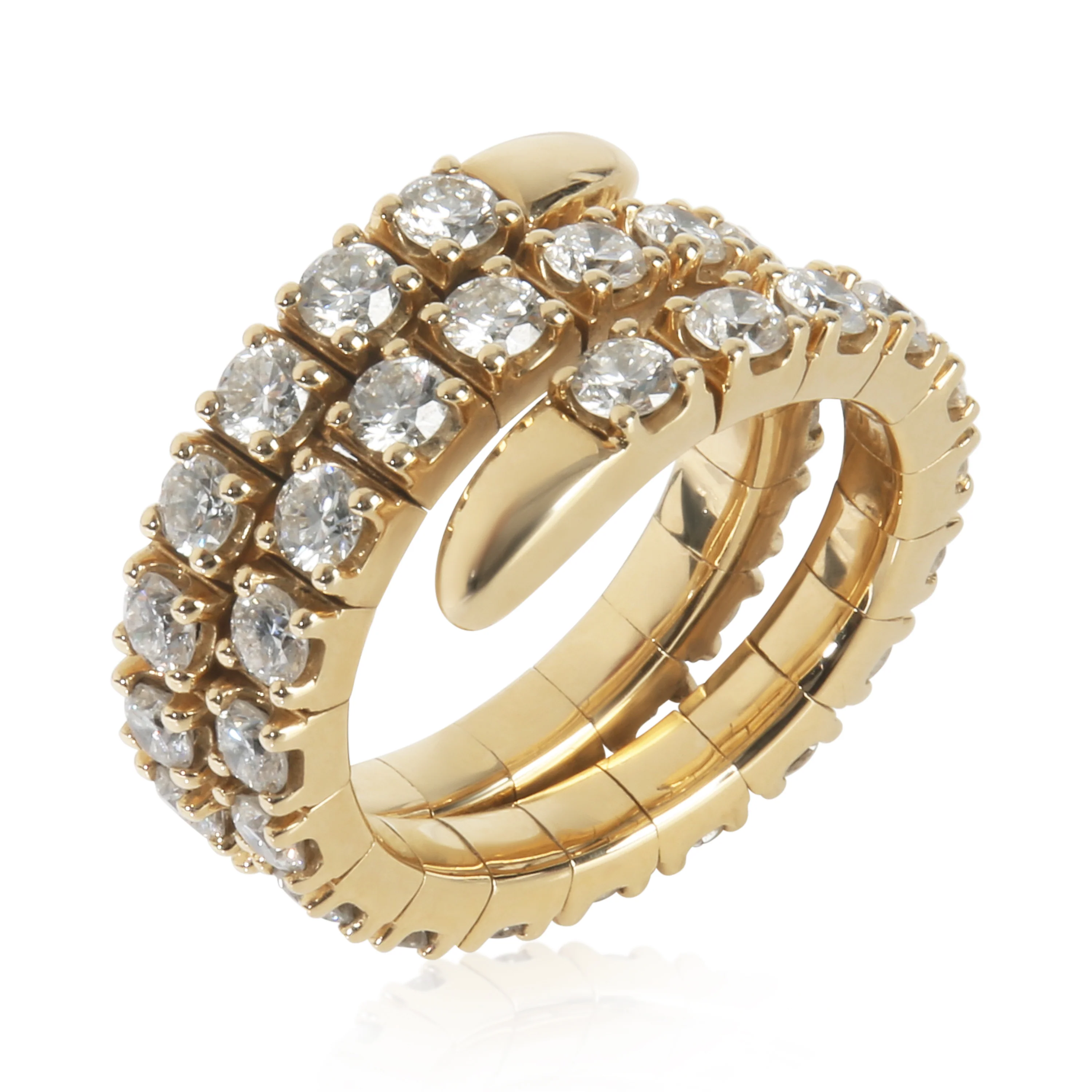 4.07 ctw Yellow Gold Lab-Grown Diamond Ring - Image 2