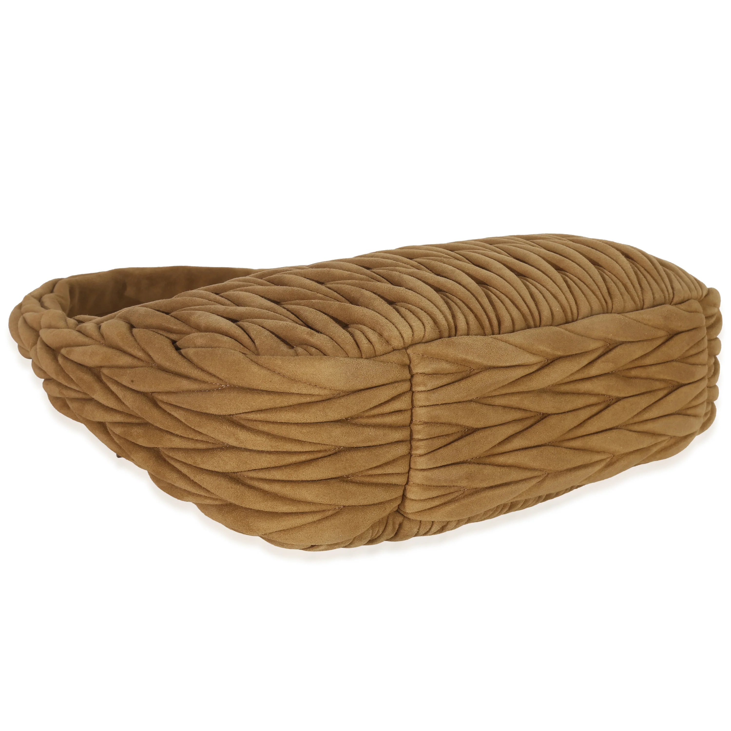 Brown Suede Matelasse Wander Hobo - Image 6