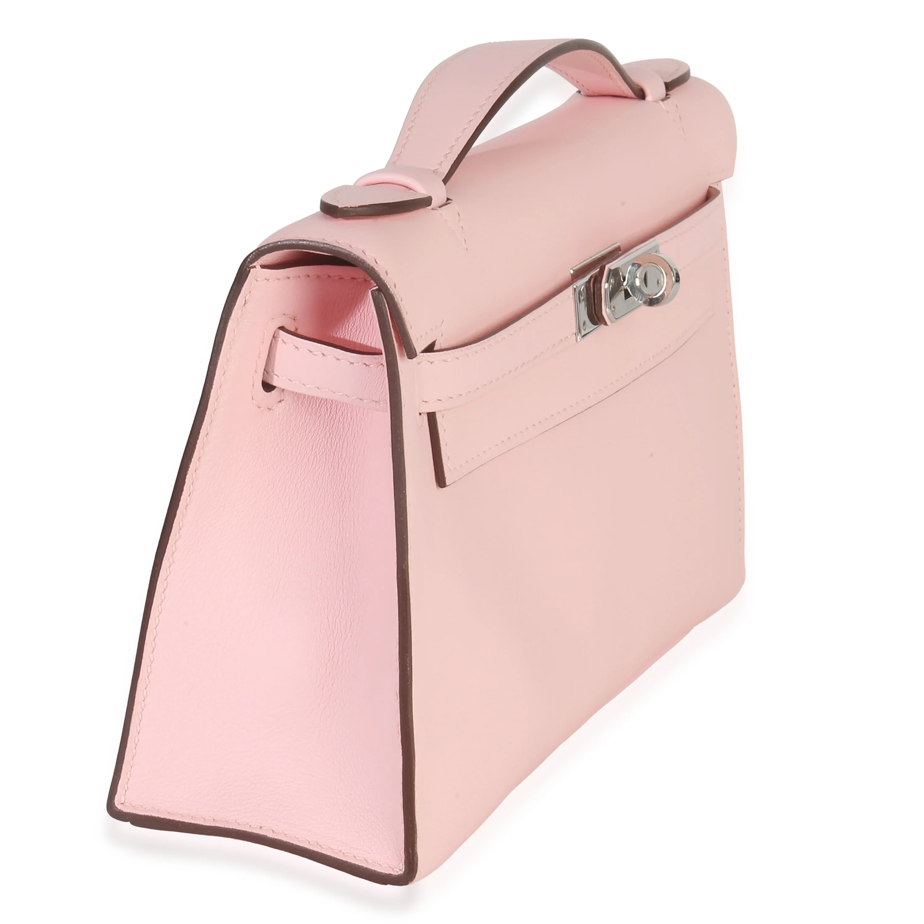 Rose Sakura Swift Kelly Pochette PHW - Image 3