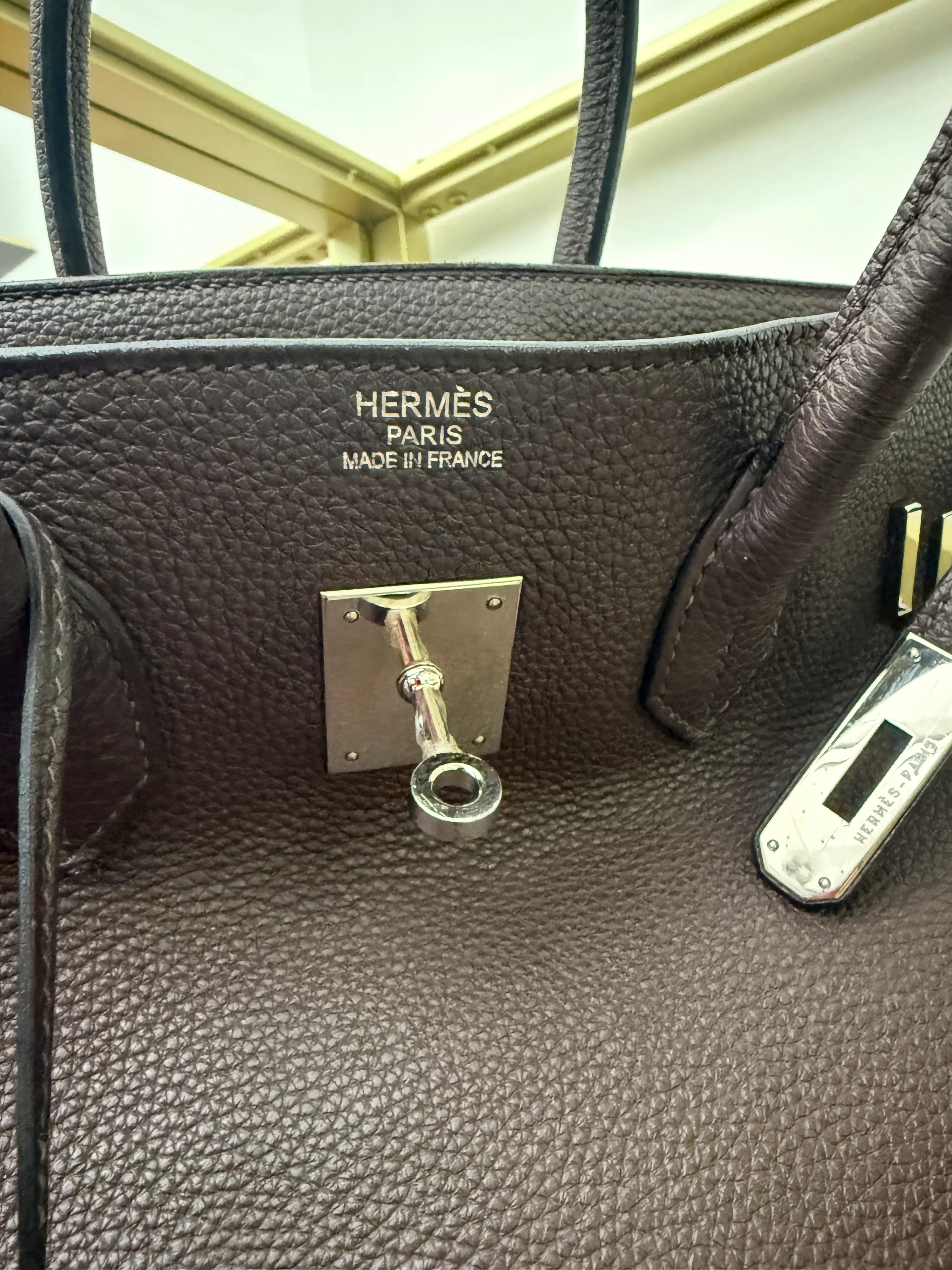 Chocolat Togo Birkin 35 PHW - Image 11