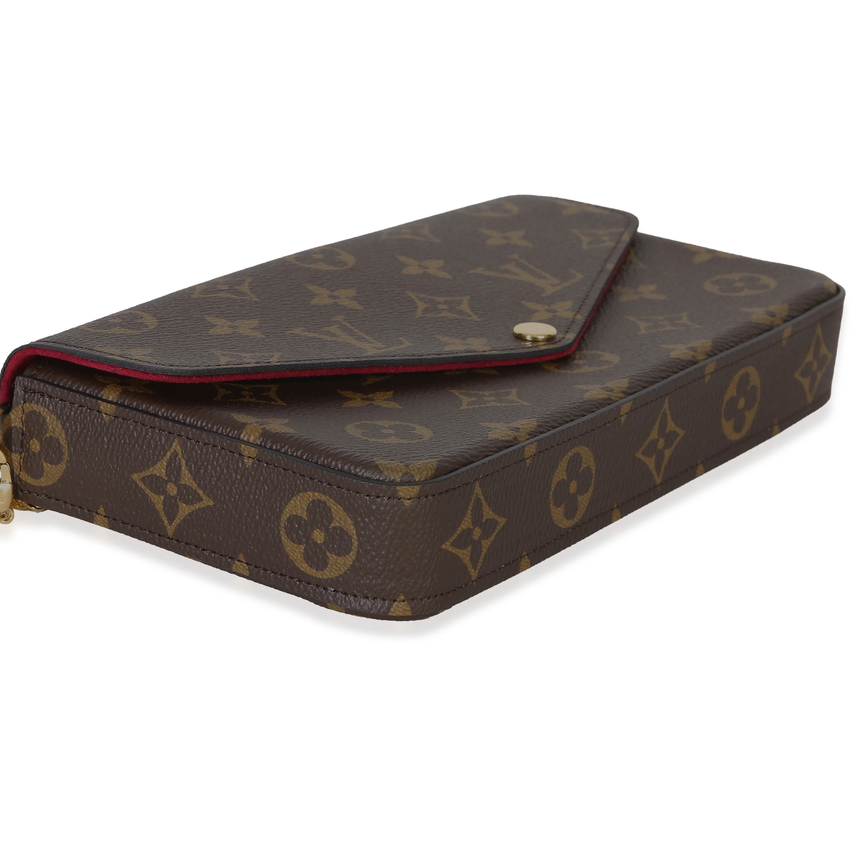 Fuschia Monogram Canvas Felicie Pochette - Image 8
