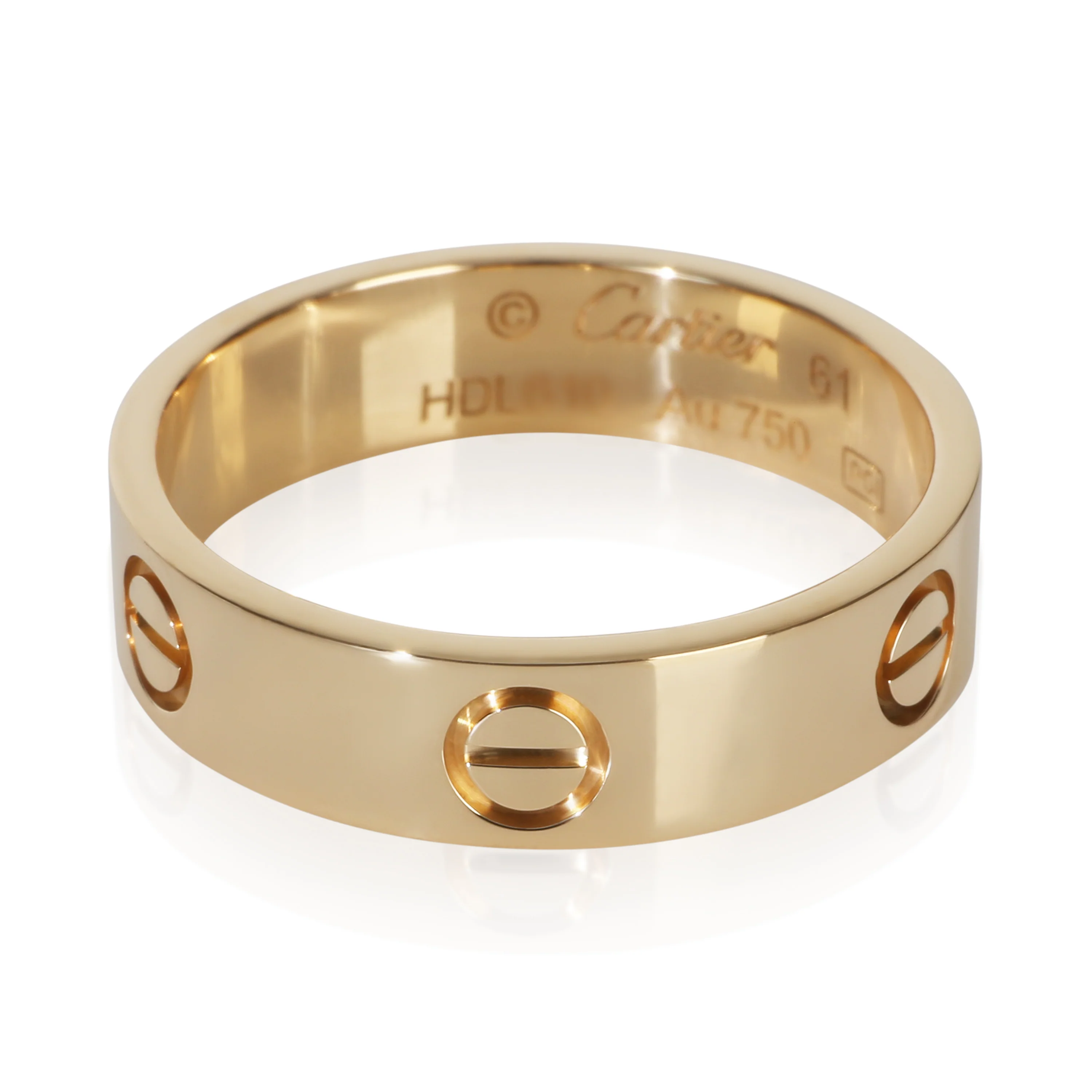 Yellow Gold Love Ring