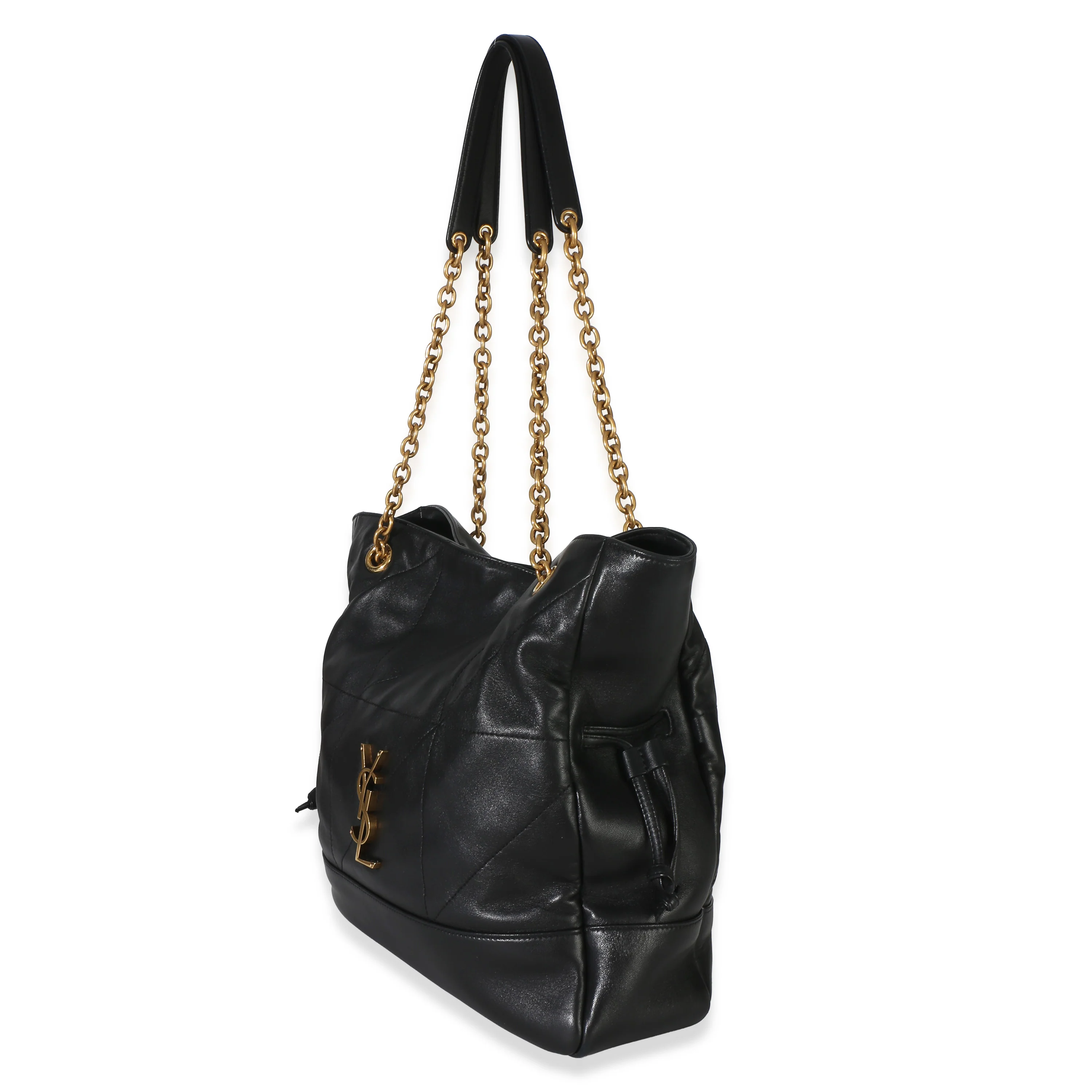 Black Lambskin Small Jamie 4.3 Shopping Tote - Image 2
