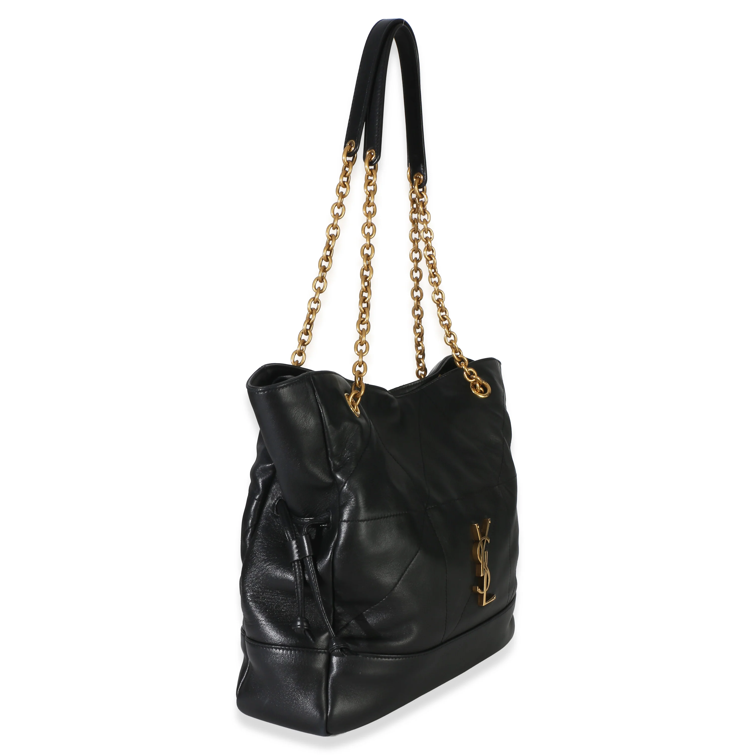 Black Lambskin Small Jamie 4.3 Shopping Tote - Image 3